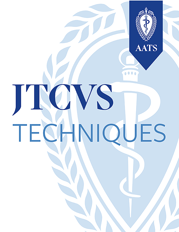 Go to journal home page - JTCVS Techniques